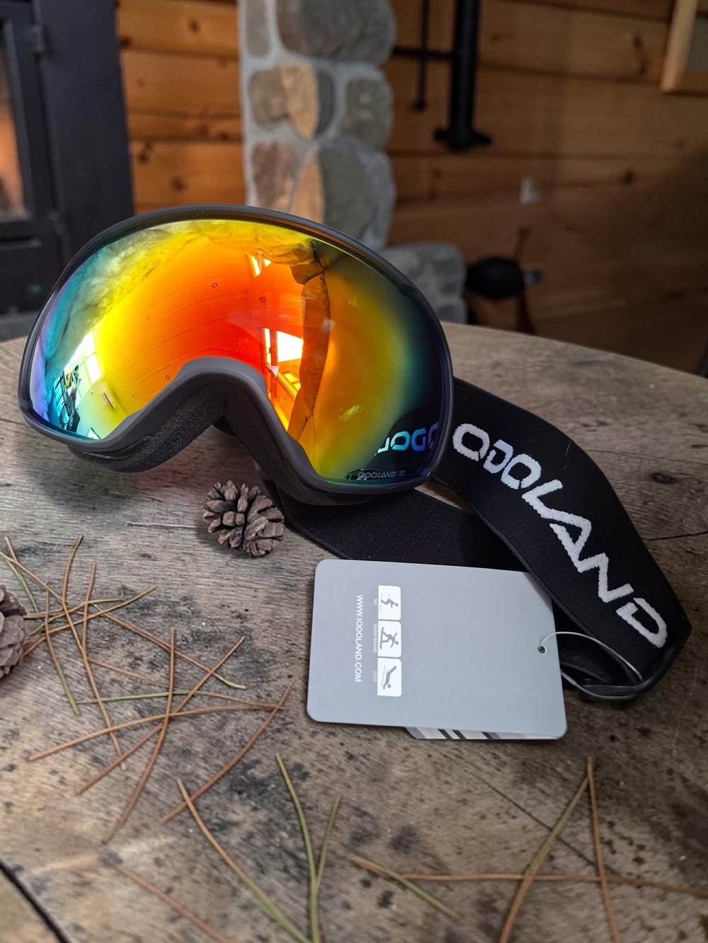 NWT Odeland Wide View Cylindrical Ski & Snow Goggles - Snowboard Unisex Anti Fog